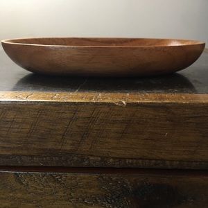 Vintage wooden dish from Philippines